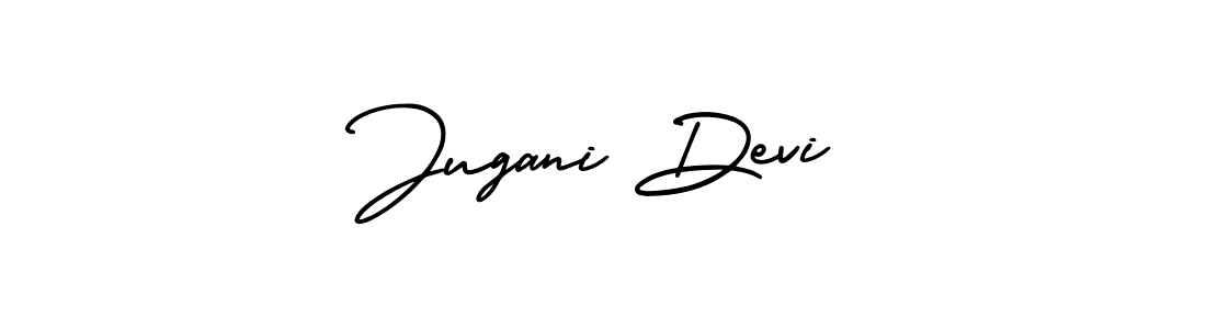 Create a beautiful signature design for name Jugani Devi. With this signature (AmerikaSignatureDemo-Regular) fonts, you can make a handwritten signature for free. Jugani Devi signature style 3 images and pictures png