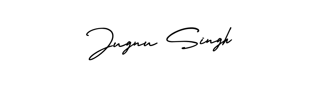 This is the best signature style for the Jugnu Singh name. Also you like these signature font (AmerikaSignatureDemo-Regular). Mix name signature. Jugnu Singh signature style 3 images and pictures png