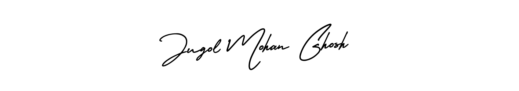 Also we have Jugol Mohan Ghosh name is the best signature style. Create professional handwritten signature collection using AmerikaSignatureDemo-Regular autograph style. Jugol Mohan Ghosh signature style 3 images and pictures png