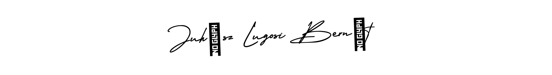 It looks lik you need a new signature style for name Juhász Lugosi Bernát. Design unique handwritten (AmerikaSignatureDemo-Regular) signature with our free signature maker in just a few clicks. Juhász Lugosi Bernát signature style 3 images and pictures png