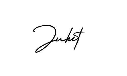 Use a signature maker to create a handwritten signature online. With this signature software, you can design (AmerikaSignatureDemo-Regular) your own signature for name Juhit. Juhit signature style 3 images and pictures png