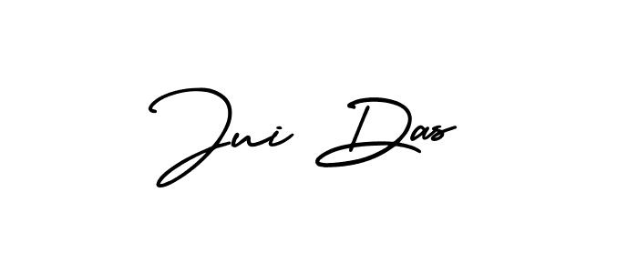 Jui Das stylish signature style. Best Handwritten Sign (AmerikaSignatureDemo-Regular) for my name. Handwritten Signature Collection Ideas for my name Jui Das. Jui Das signature style 3 images and pictures png