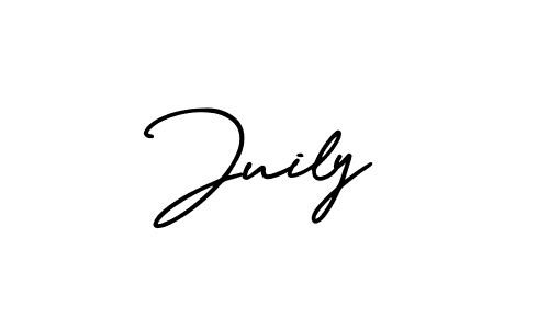 Make a short Juily signature style. Manage your documents anywhere anytime using AmerikaSignatureDemo-Regular. Create and add eSignatures, submit forms, share and send files easily. Juily signature style 3 images and pictures png