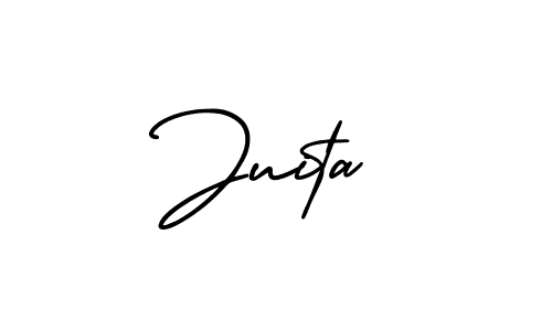 This is the best signature style for the Juita name. Also you like these signature font (AmerikaSignatureDemo-Regular). Mix name signature. Juita signature style 3 images and pictures png