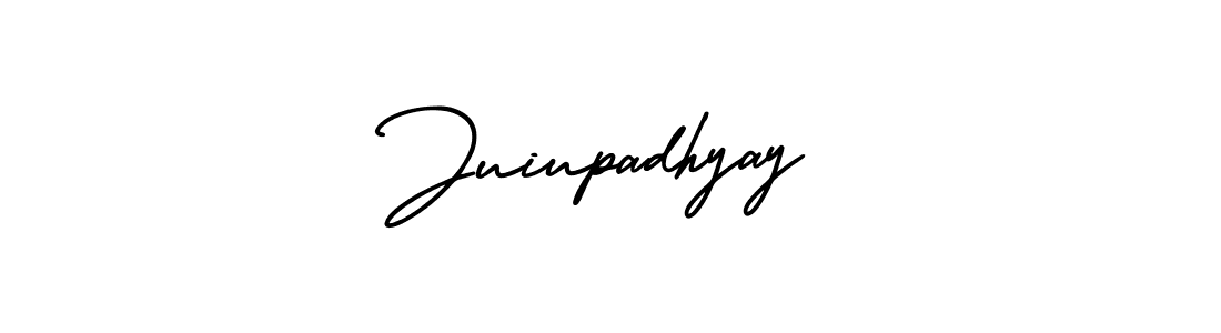 Also we have Juiupadhyay name is the best signature style. Create professional handwritten signature collection using AmerikaSignatureDemo-Regular autograph style. Juiupadhyay signature style 3 images and pictures png