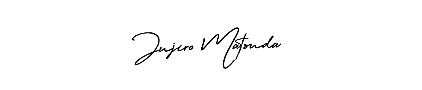if you are searching for the best signature style for your name Jujiro Matsuda. so please give up your signature search. here we have designed multiple signature styles  using AmerikaSignatureDemo-Regular. Jujiro Matsuda signature style 3 images and pictures png