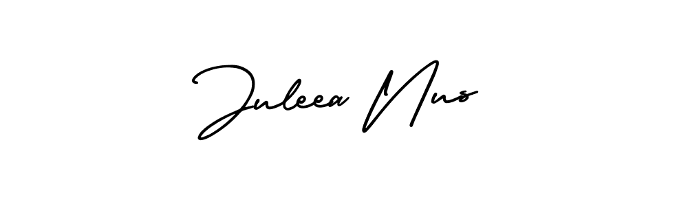How to make Juleea Nus signature? AmerikaSignatureDemo-Regular is a professional autograph style. Create handwritten signature for Juleea Nus name. Juleea Nus signature style 3 images and pictures png