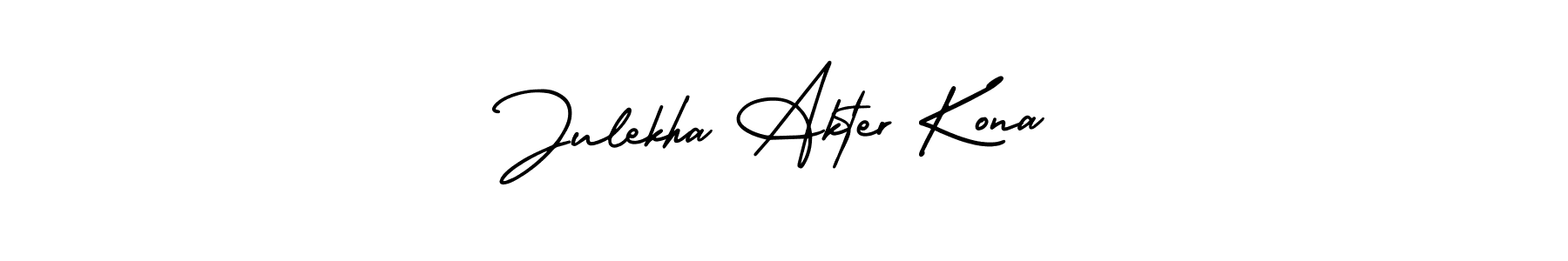 Make a beautiful signature design for name Julekha Akter Kona. Use this online signature maker to create a handwritten signature for free. Julekha Akter Kona signature style 3 images and pictures png