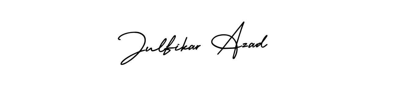 It looks lik you need a new signature style for name Julfikar Azad. Design unique handwritten (AmerikaSignatureDemo-Regular) signature with our free signature maker in just a few clicks. Julfikar Azad signature style 3 images and pictures png