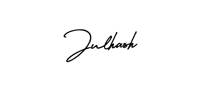 Create a beautiful signature design for name Julhash. With this signature (AmerikaSignatureDemo-Regular) fonts, you can make a handwritten signature for free. Julhash signature style 3 images and pictures png