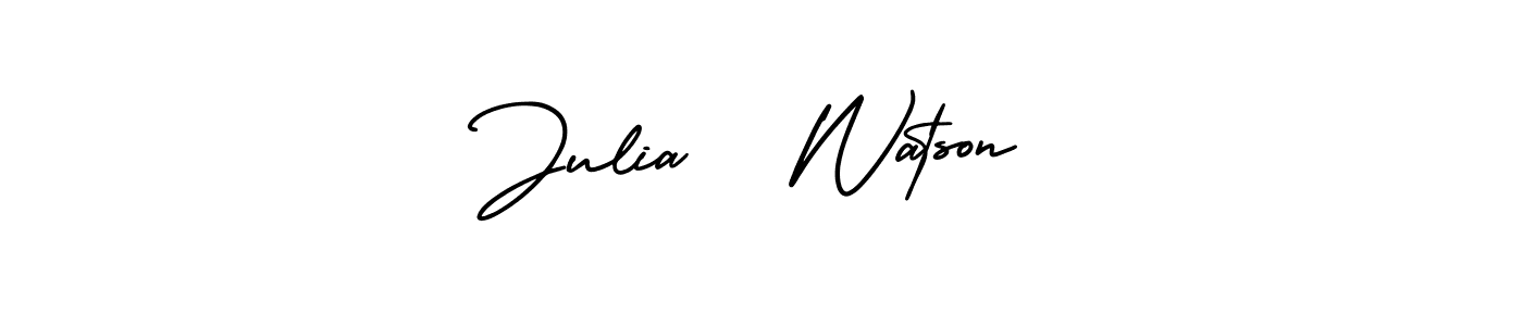 How to make Julia   Watson signature? AmerikaSignatureDemo-Regular is a professional autograph style. Create handwritten signature for Julia   Watson name. Julia   Watson signature style 3 images and pictures png