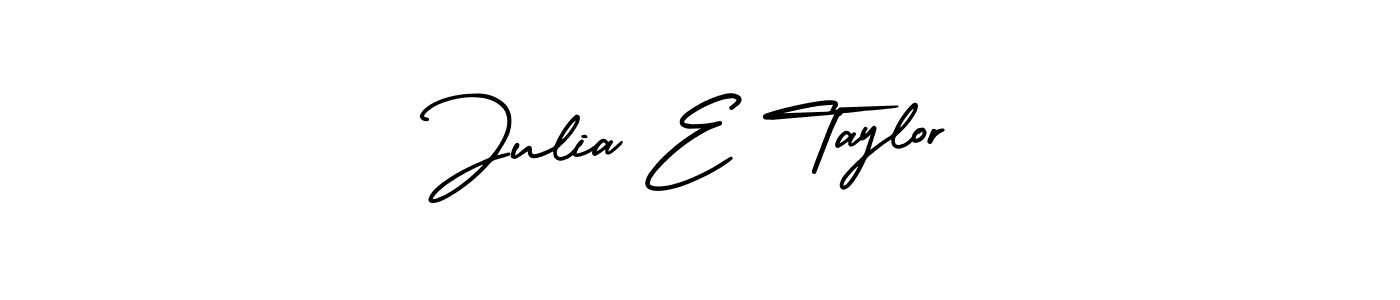 AmerikaSignatureDemo-Regular is a professional signature style that is perfect for those who want to add a touch of class to their signature. It is also a great choice for those who want to make their signature more unique. Get Julia E Taylor name to fancy signature for free. Julia E Taylor signature style 3 images and pictures png