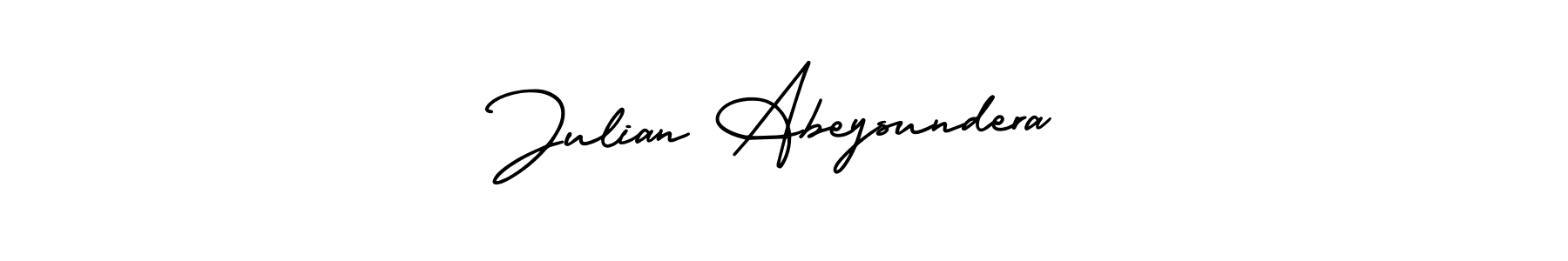 Use a signature maker to create a handwritten signature online. With this signature software, you can design (AmerikaSignatureDemo-Regular) your own signature for name Julian Abeysundera. Julian Abeysundera signature style 3 images and pictures png