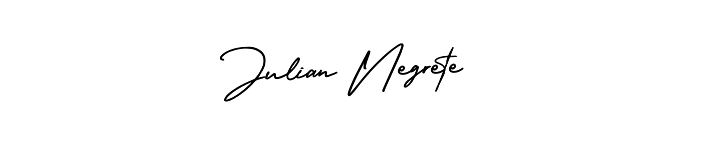 AmerikaSignatureDemo-Regular is a professional signature style that is perfect for those who want to add a touch of class to their signature. It is also a great choice for those who want to make their signature more unique. Get Julian Negrete name to fancy signature for free. Julian Negrete signature style 3 images and pictures png