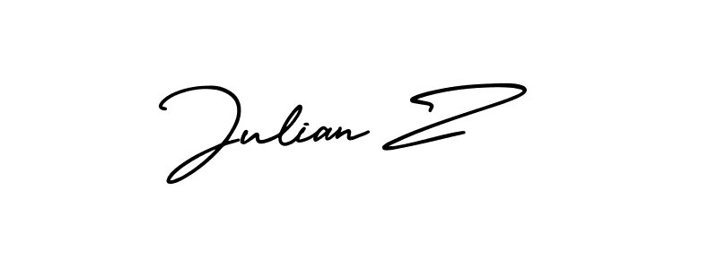 Check out images of Autograph of Julian Z name. Actor Julian Z Signature Style. AmerikaSignatureDemo-Regular is a professional sign style online. Julian Z signature style 3 images and pictures png