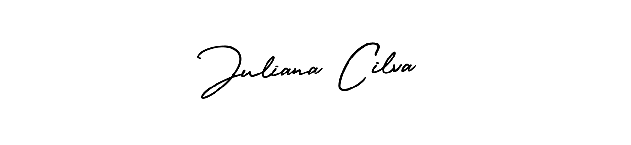 Best and Professional Signature Style for Juliana Cilva. AmerikaSignatureDemo-Regular Best Signature Style Collection. Juliana Cilva signature style 3 images and pictures png