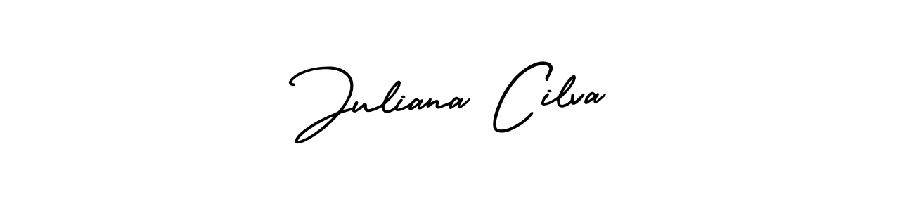 Best and Professional Signature Style for Juliana Cilva. AmerikaSignatureDemo-Regular Best Signature Style Collection. Juliana Cilva signature style 3 images and pictures png