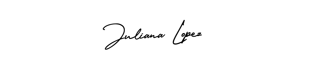 How to Draw Juliana Lopez signature style? AmerikaSignatureDemo-Regular is a latest design signature styles for name Juliana Lopez. Juliana Lopez signature style 3 images and pictures png