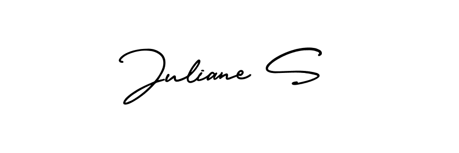 Similarly AmerikaSignatureDemo-Regular is the best handwritten signature design. Signature creator online .You can use it as an online autograph creator for name Juliane S. Juliane S signature style 3 images and pictures png