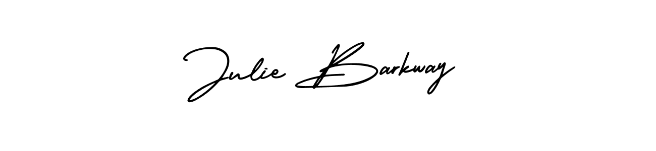 How to make Julie Barkway signature? AmerikaSignatureDemo-Regular is a professional autograph style. Create handwritten signature for Julie Barkway name. Julie Barkway signature style 3 images and pictures png