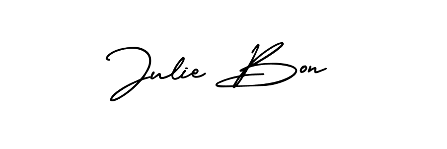 Also we have Julie Bon name is the best signature style. Create professional handwritten signature collection using AmerikaSignatureDemo-Regular autograph style. Julie Bon signature style 3 images and pictures png