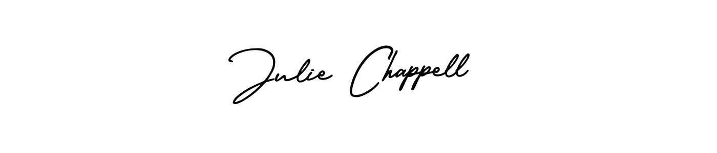 The best way (AmerikaSignatureDemo-Regular) to make a short signature is to pick only two or three words in your name. The name Julie Chappell include a total of six letters. For converting this name. Julie Chappell signature style 3 images and pictures png