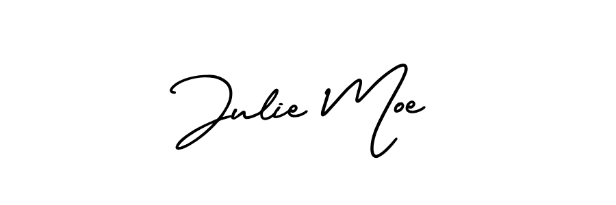 It looks lik you need a new signature style for name Julie Moe. Design unique handwritten (AmerikaSignatureDemo-Regular) signature with our free signature maker in just a few clicks. Julie Moe signature style 3 images and pictures png
