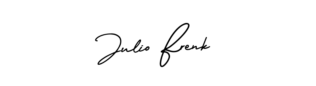 Best and Professional Signature Style for Julio Frenk. AmerikaSignatureDemo-Regular Best Signature Style Collection. Julio Frenk signature style 3 images and pictures png