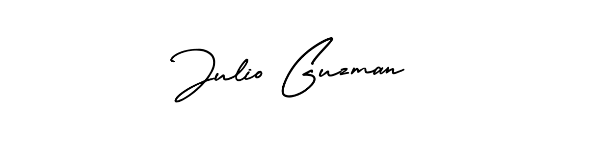Design your own signature with our free online signature maker. With this signature software, you can create a handwritten (AmerikaSignatureDemo-Regular) signature for name Julio Guzman. Julio Guzman signature style 3 images and pictures png