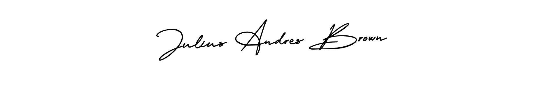 Best and Professional Signature Style for Julius Andres Brown. AmerikaSignatureDemo-Regular Best Signature Style Collection. Julius Andres Brown signature style 3 images and pictures png