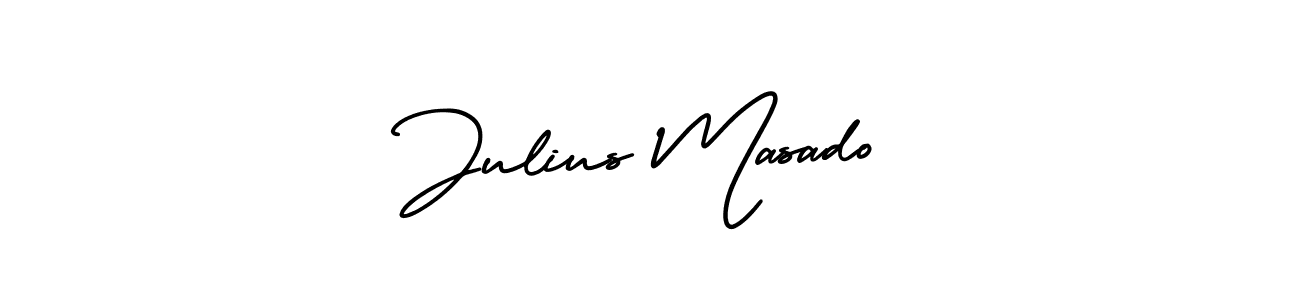 Create a beautiful signature design for name Julius Masado. With this signature (AmerikaSignatureDemo-Regular) fonts, you can make a handwritten signature for free. Julius Masado signature style 3 images and pictures png