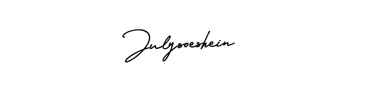 Use a signature maker to create a handwritten signature online. With this signature software, you can design (AmerikaSignatureDemo-Regular) your own signature for name Julysoeshein. Julysoeshein signature style 3 images and pictures png