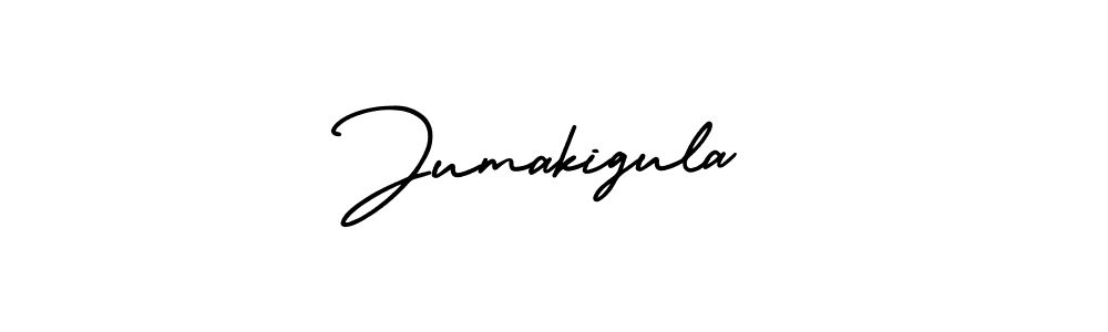 Jumakigula stylish signature style. Best Handwritten Sign (AmerikaSignatureDemo-Regular) for my name. Handwritten Signature Collection Ideas for my name Jumakigula. Jumakigula signature style 3 images and pictures png