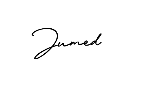 This is the best signature style for the Jumed name. Also you like these signature font (AmerikaSignatureDemo-Regular). Mix name signature. Jumed signature style 3 images and pictures png