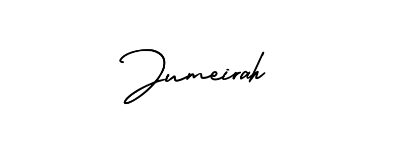 How to make Jumeirah signature? AmerikaSignatureDemo-Regular is a professional autograph style. Create handwritten signature for Jumeirah name. Jumeirah signature style 3 images and pictures png