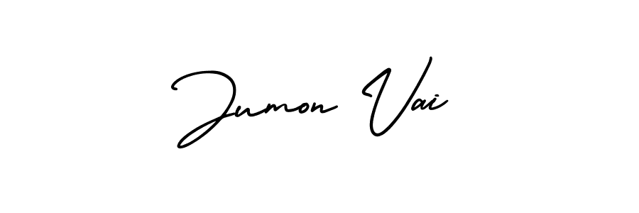Make a beautiful signature design for name Jumon Vai. Use this online signature maker to create a handwritten signature for free. Jumon Vai signature style 3 images and pictures png