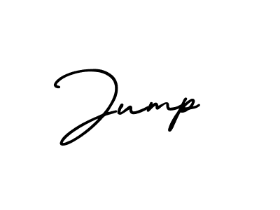 Make a beautiful signature design for name Jump. With this signature (AmerikaSignatureDemo-Regular) style, you can create a handwritten signature for free. Jump signature style 3 images and pictures png