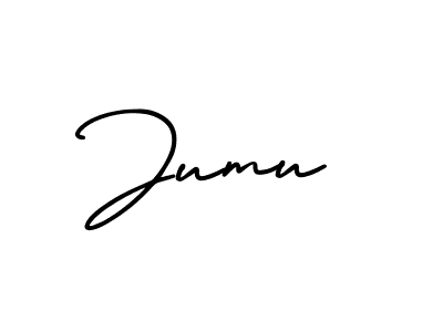 It looks lik you need a new signature style for name Jumu. Design unique handwritten (AmerikaSignatureDemo-Regular) signature with our free signature maker in just a few clicks. Jumu signature style 3 images and pictures png
