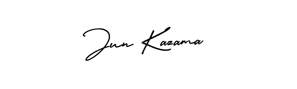 Create a beautiful signature design for name Jun Kazama. With this signature (AmerikaSignatureDemo-Regular) fonts, you can make a handwritten signature for free. Jun Kazama signature style 3 images and pictures png