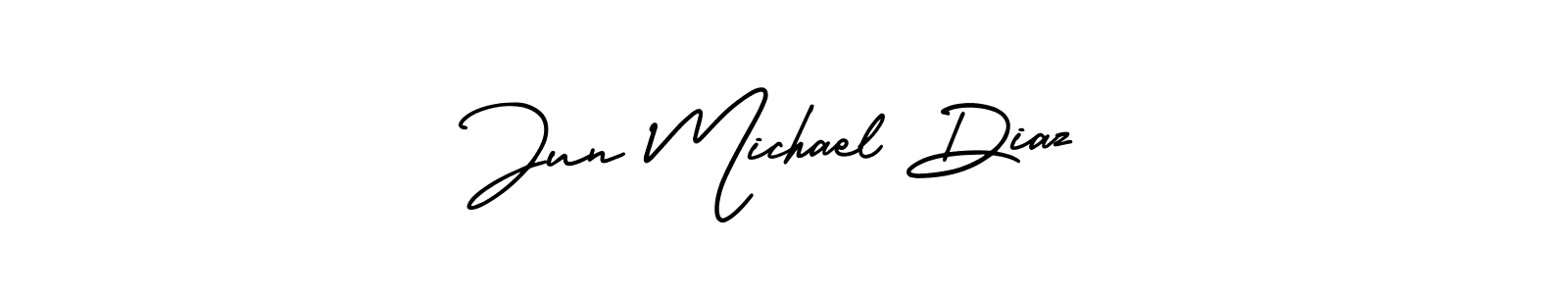 Similarly AmerikaSignatureDemo-Regular is the best handwritten signature design. Signature creator online .You can use it as an online autograph creator for name Jun Michael Diaz. Jun Michael Diaz signature style 3 images and pictures png