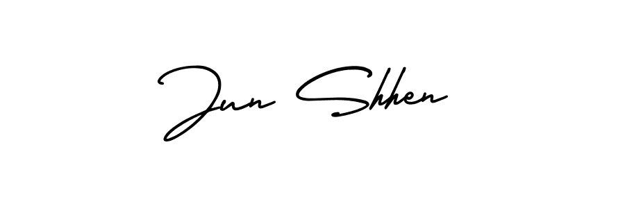 Also we have Jun Shhen name is the best signature style. Create professional handwritten signature collection using AmerikaSignatureDemo-Regular autograph style. Jun Shhen signature style 3 images and pictures png