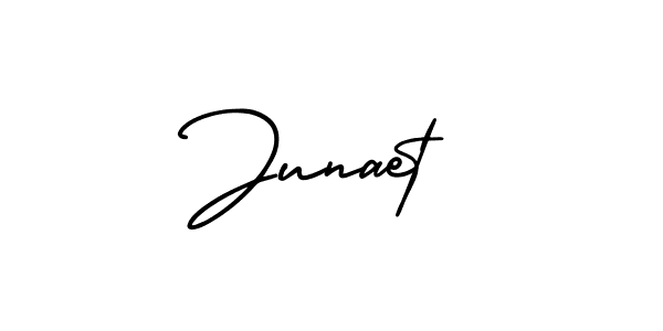 Make a beautiful signature design for name Junaet. With this signature (AmerikaSignatureDemo-Regular) style, you can create a handwritten signature for free. Junaet signature style 3 images and pictures png