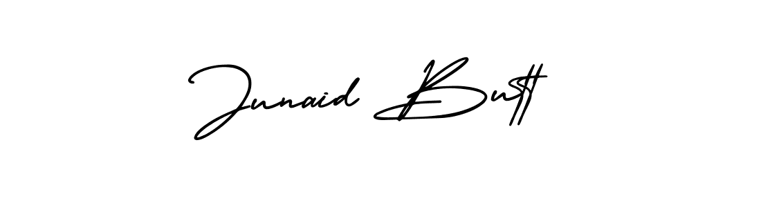 Design your own signature with our free online signature maker. With this signature software, you can create a handwritten (AmerikaSignatureDemo-Regular) signature for name Junaid Butt. Junaid Butt signature style 3 images and pictures png