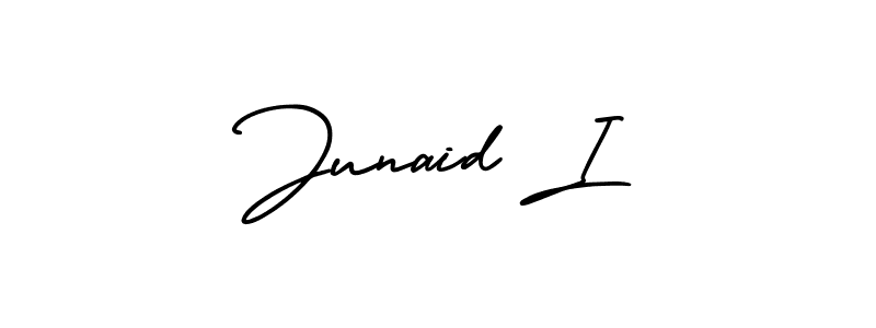 Similarly AmerikaSignatureDemo-Regular is the best handwritten signature design. Signature creator online .You can use it as an online autograph creator for name Junaid I. Junaid I signature style 3 images and pictures png