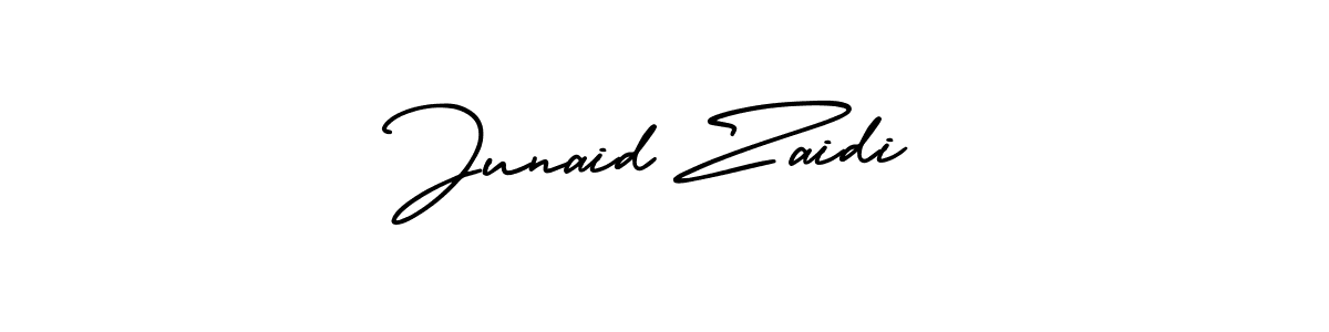 Make a short Junaid Zaidi signature style. Manage your documents anywhere anytime using AmerikaSignatureDemo-Regular. Create and add eSignatures, submit forms, share and send files easily. Junaid Zaidi signature style 3 images and pictures png