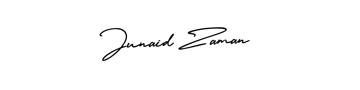 if you are searching for the best signature style for your name Junaid Zaman. so please give up your signature search. here we have designed multiple signature styles  using AmerikaSignatureDemo-Regular. Junaid Zaman signature style 3 images and pictures png