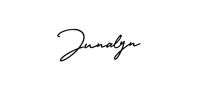 Also we have Junalyn name is the best signature style. Create professional handwritten signature collection using AmerikaSignatureDemo-Regular autograph style. Junalyn signature style 3 images and pictures png