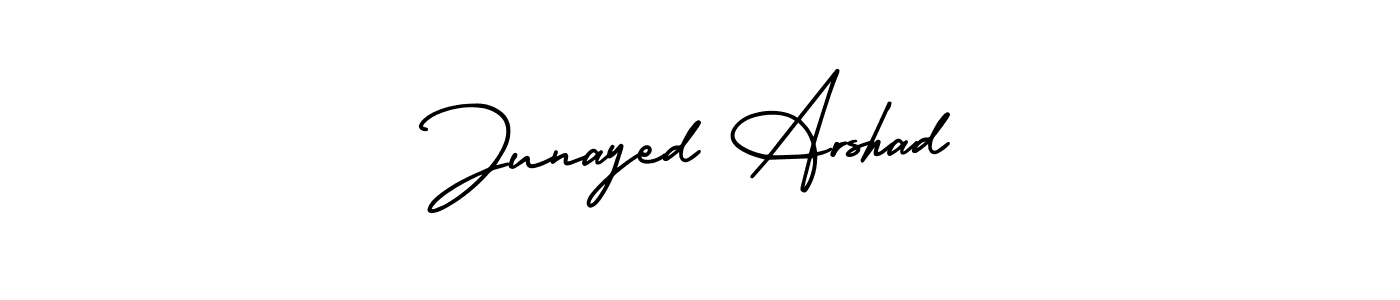 It looks lik you need a new signature style for name Junayed Arshad. Design unique handwritten (AmerikaSignatureDemo-Regular) signature with our free signature maker in just a few clicks. Junayed Arshad signature style 3 images and pictures png