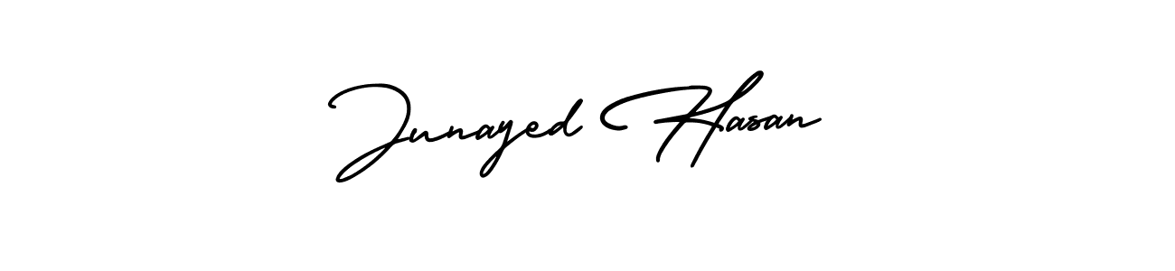 Design your own signature with our free online signature maker. With this signature software, you can create a handwritten (AmerikaSignatureDemo-Regular) signature for name Junayed Hasan. Junayed Hasan signature style 3 images and pictures png