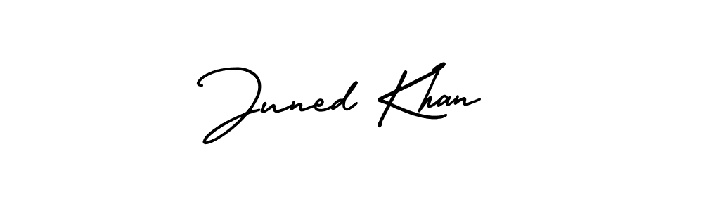 See photos of Juned Khan official signature by Spectra . Check more albums & portfolios. Read reviews & check more about AmerikaSignatureDemo-Regular font. Juned Khan signature style 3 images and pictures png